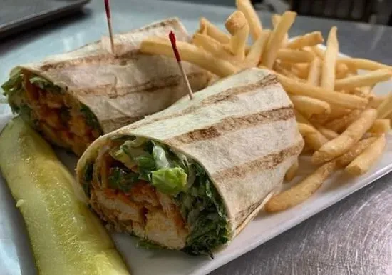 Buffalo Chicken Caesar Wrap