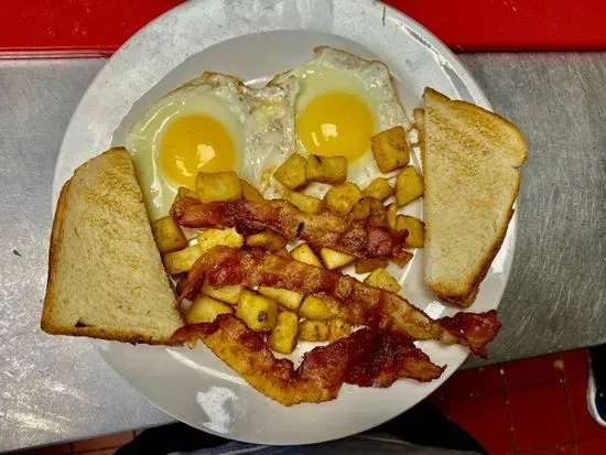 2 EGG COMBO W/ BACON