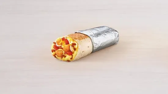 Grande Toasted Breakfast Burrito Bacon