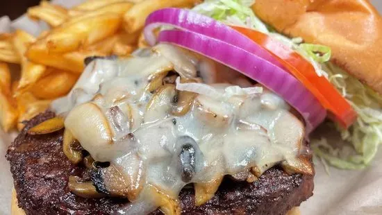 Mushroom & Swiss Burger