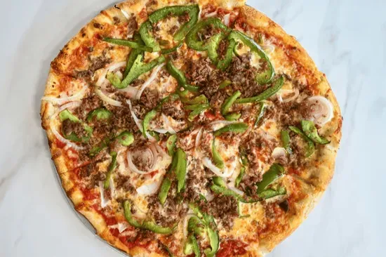 Philly Cheesesteak Pizza