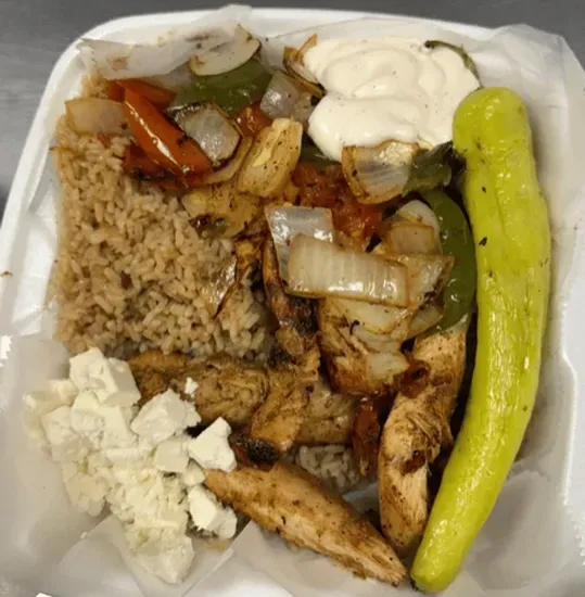 Chicken Kabob Plate