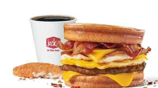 Loaded Breakfast Sandwich Combo