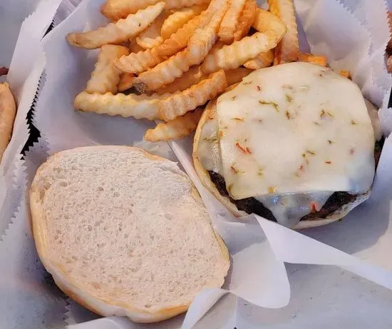 100% Black Angus Burger Basket