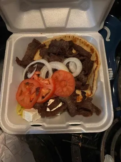 Gyros Plate with Choice of Potato