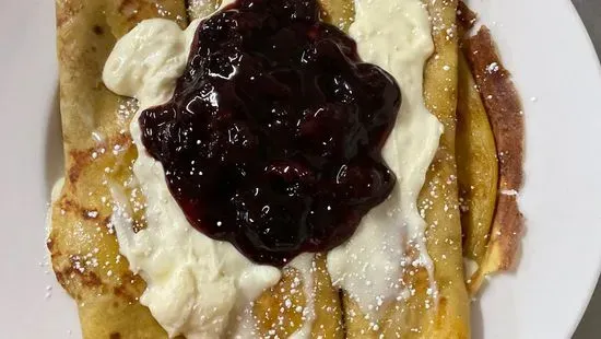 Blueberry Crepes