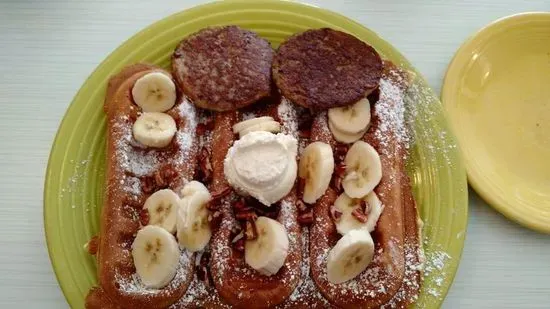 Pecan Banana Waffle