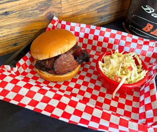 Burnt End Brisket Sandwich