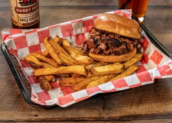 Chopped Brisket Sandwich