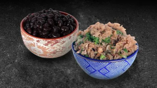 Chaufa & Black Beans