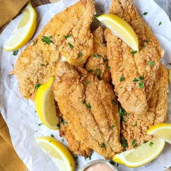 21pc catfish fillet/fries 