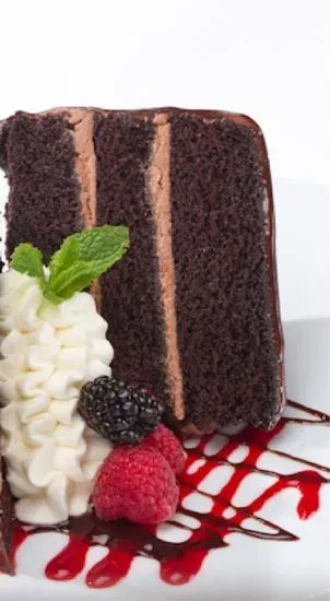 Triple Layer Chocolate Cake-