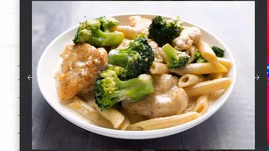 Chicken Broccoli Ziti Alfredo