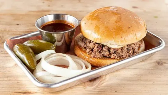 Chopped Brisket Sandwich