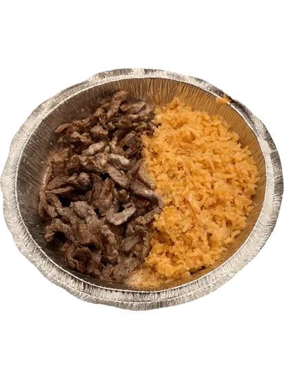 Pollo or Steak Con Queso