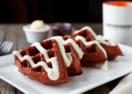 Red Velvet Waffles (gluten free)