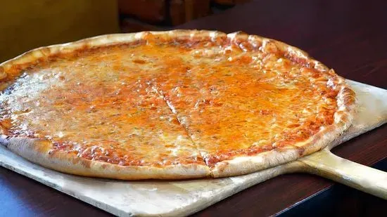 Regular Cheese Pizza with Vodka Sauce and Chicken Cutlet