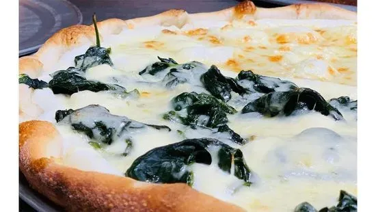 White Pizza with Spinach