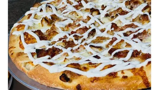 Chicken Bacon Ranch Pizza