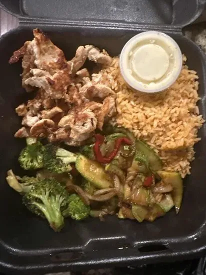 85. Pollo Loco Y Vegetables