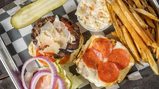 Pepperoni Pizza Burger