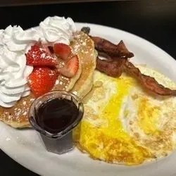 Strawberry Pancake Combo
