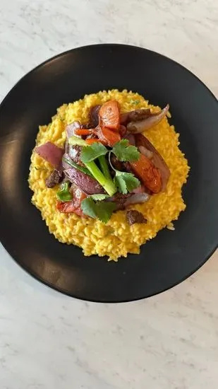 Risotto a la Huancaina con Lomo