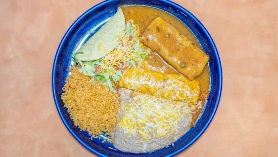 One Enchilada, One Chile Relleno & One Taco