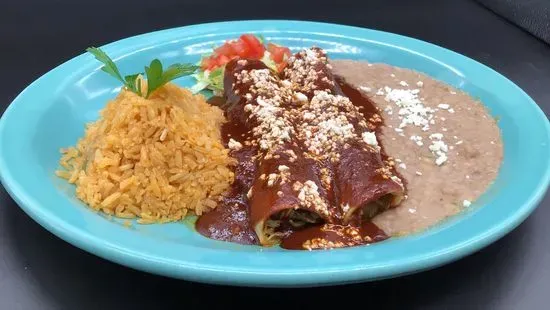 Mole Enchiladas