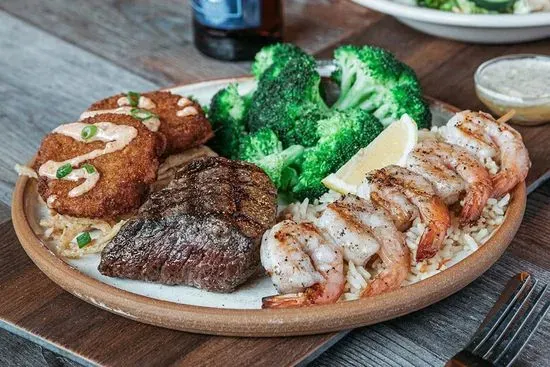 8 oz. Sirloin Surf & Turf