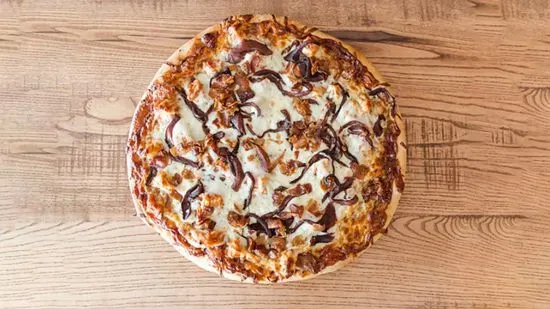 Bacon BBQ Chicken Thin Crust Pizza