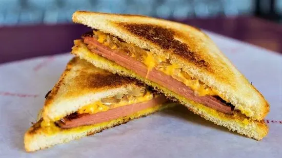 Fried Bologna Sandwich