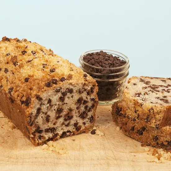Chocolate Chip Muffin Loaf