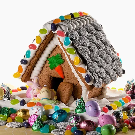 Easter Gingerbread House - Small