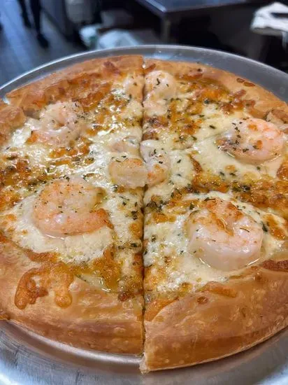 Shrimp Scampi Pizza