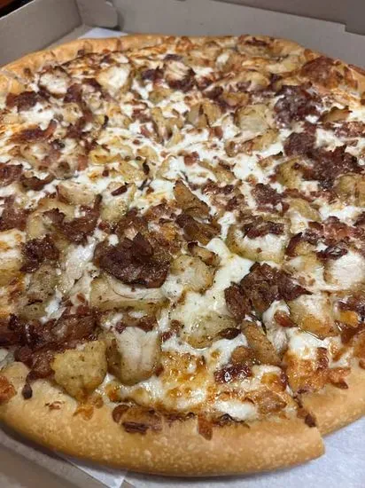 Chicken Bacon Ranch Pizza