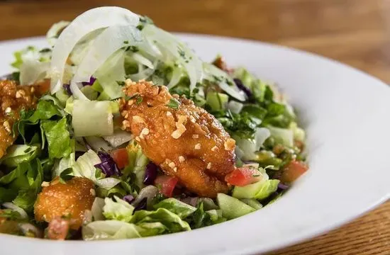 Crispy Calabrian Honey Chicken Chopped Salad