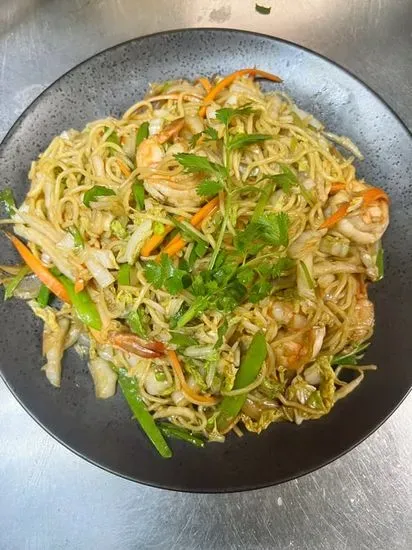 Shrimp Yaki Udon or Soba