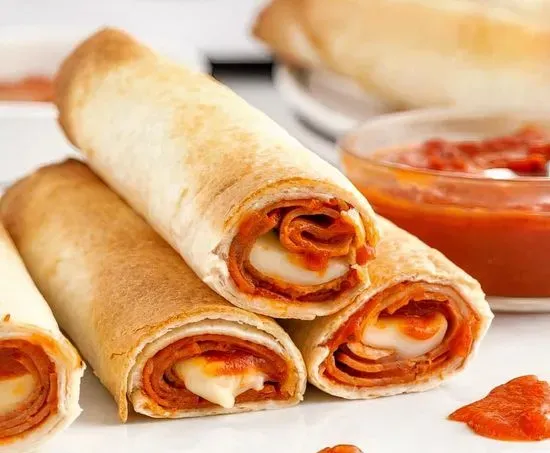 THREE Pepperoni Pizza Rolls