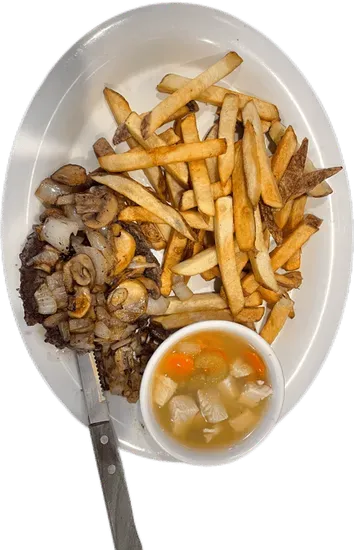 Chopped Steak Platter