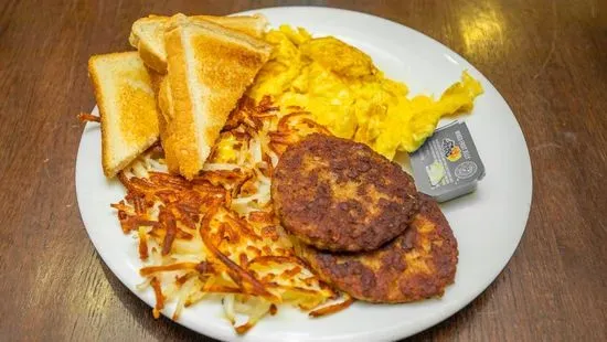 Chicken fried steak and Eggs