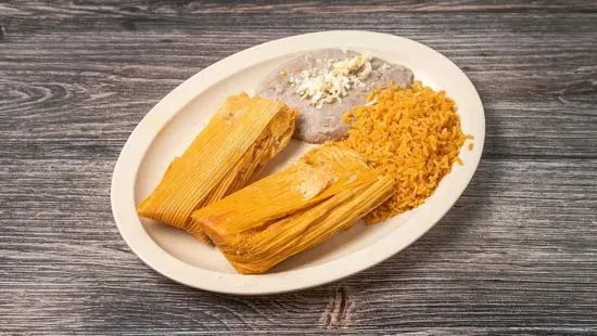 Combo 3 (2 Tamales)