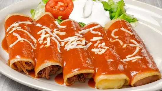 Enchiladas (Beef, Chicken or Cheese)