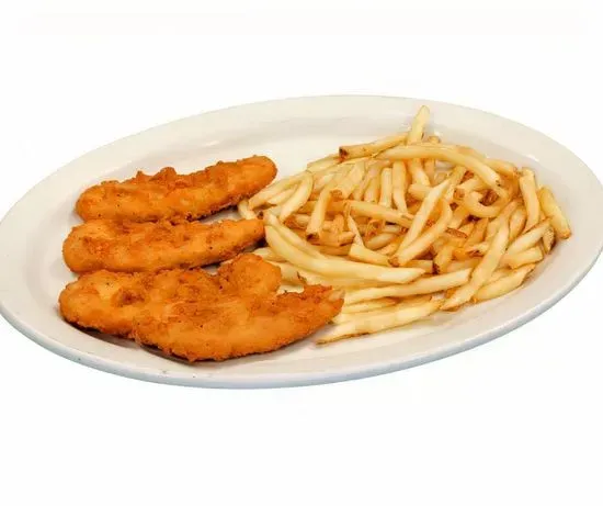 4 Chicken Tenders with fries