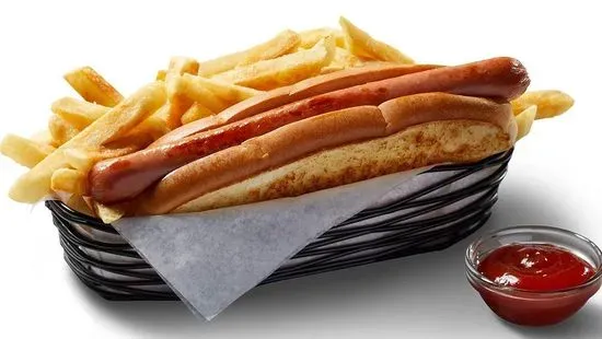 Hot Dog & Fries Basket