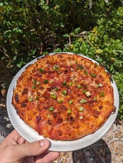 10in Bacon, Scallion & Hot Honey Pizza