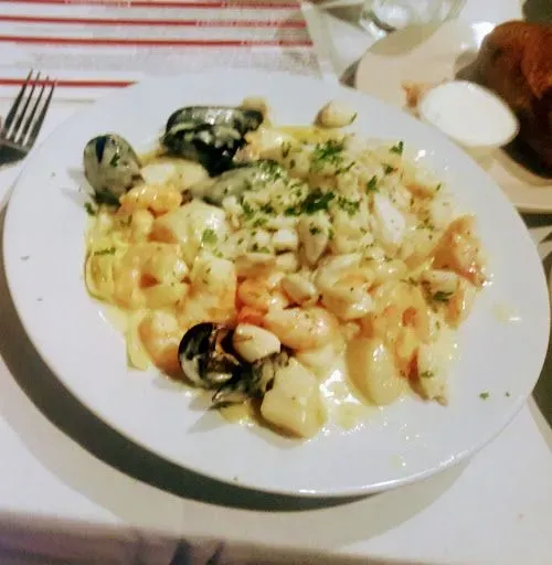 Seafood Fettuccine Alfredo