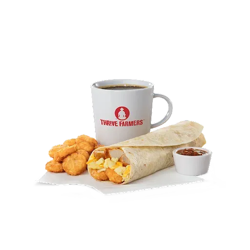 Hash Brown Scramble Burrito Meal