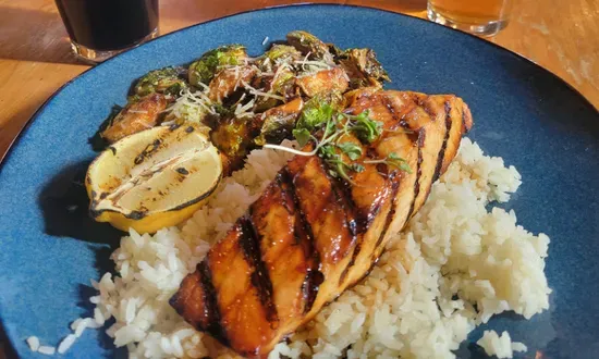 HT Bourbon Glazed Salmon