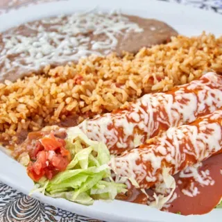 TWO ENCHILADAS